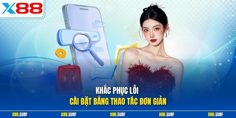 Khắc phục lỗi cài đặt bằng thao tác đơn giản