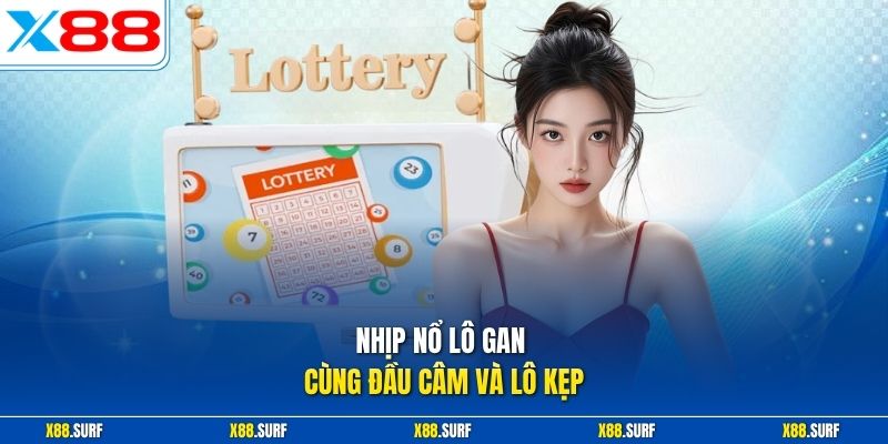 Nhịp nổ lô gan cùng đầu câm và lô kẹp